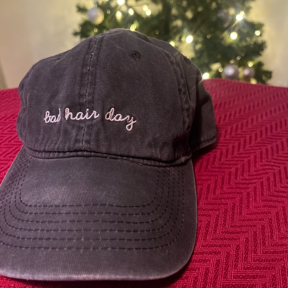 Black 'Bad Hair Day' Cap